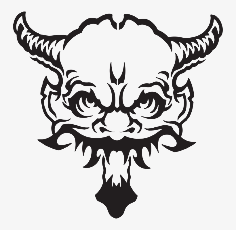 Monster Face Png - Demon Clipart, transparent png