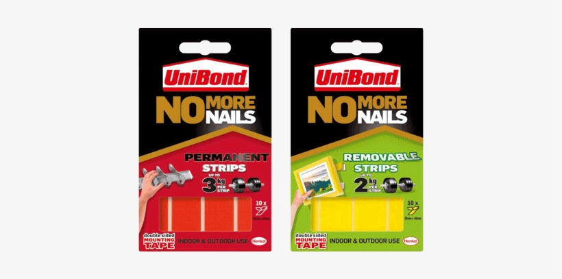 No More Nails Strips - No More Nails Double Sided Tape, transparent png