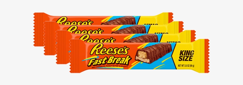 Reese's Fast Break King Size Candy Bar - Reese's Fast Break Bar 5-pack 3.35 Oz, transparent png