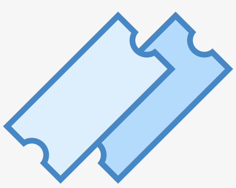 Two Tickets Icon - Ticket, transparent png