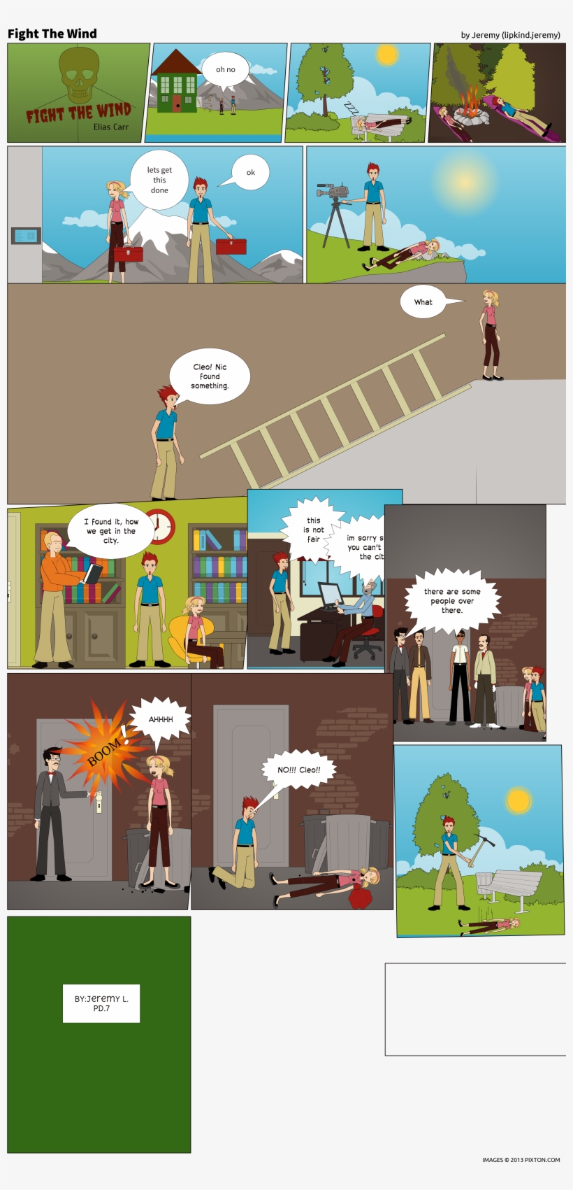 Fight The Wind By Elias Carter - Cartoon, transparent png