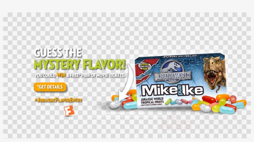 Download Mike & Ike Tropical Fruits Candy, Jurassic - Mike And Ike Lemonade Blends (102g), transparent png