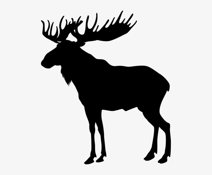 Moose Silhouette Png Clip Art Image - Moose Silhouette Png, transparent png