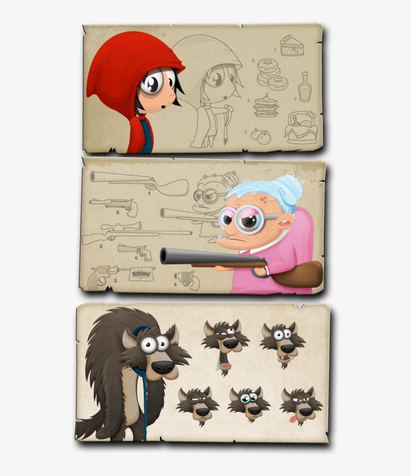Little Red Riding Hood - Cartoon, transparent png