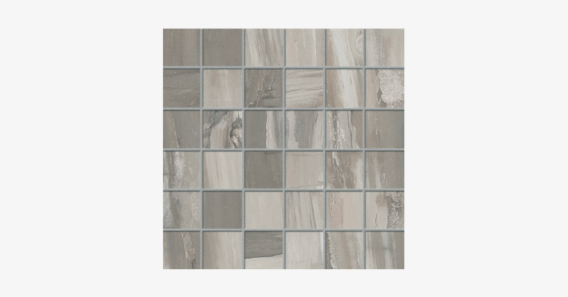 Petrified Wood 2x 2 Mosaic On Gray Natural - Petrified Wood, transparent png