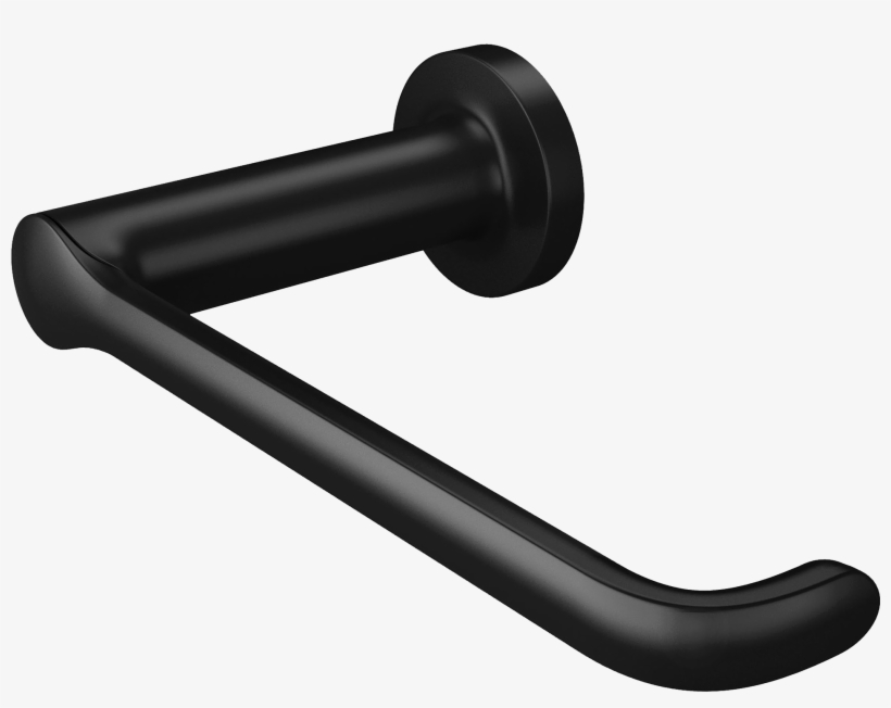 Studio S Toilet Paper Holder In Matte Black - Toilet Roll Holder, transparent png
