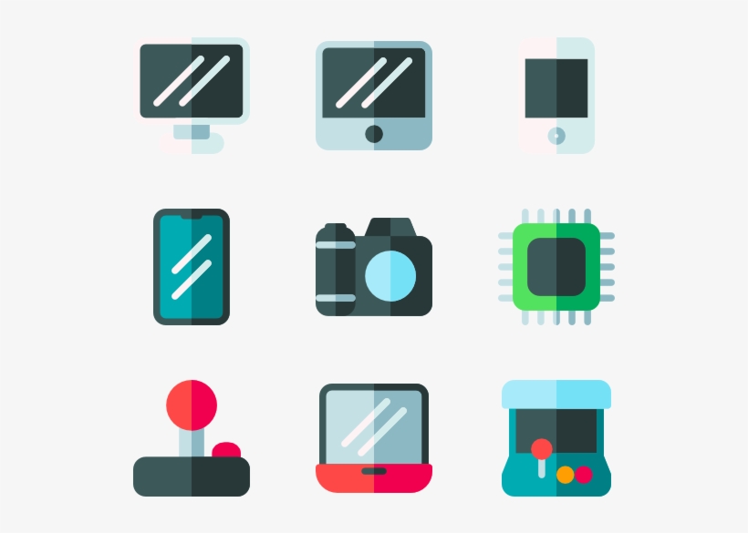 Electronics, transparent png