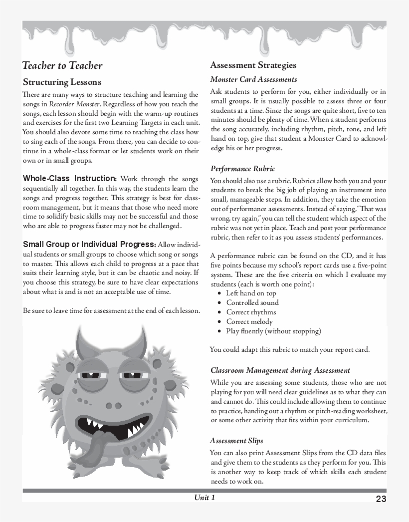 Product Thumbnail 11 - Recorder Monster Poster Pack, transparent png