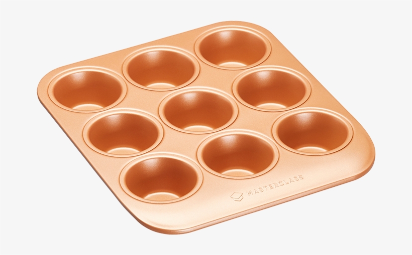 Masterclass Smart Ceramic Heavy Duty 9 Hole Muffin - Mold, transparent png