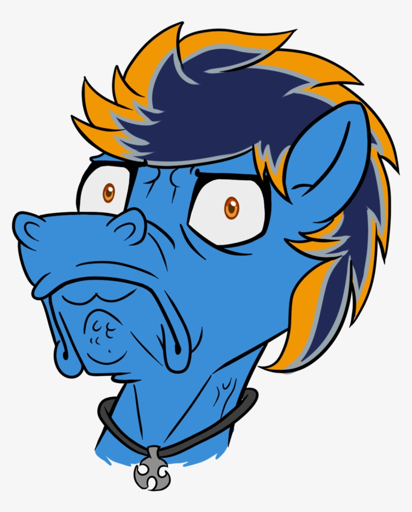 Blues4th, Frown, Horse Face, Jewelry, Necklace, Oc, - Cartoon, transparent png