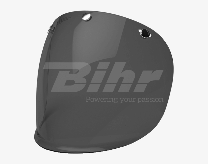 Flat Shield Bell Custom 500 Dark Smoke Retro - Bell Helmets 3-snap Shield - Dark Smoke - U, transparent png
