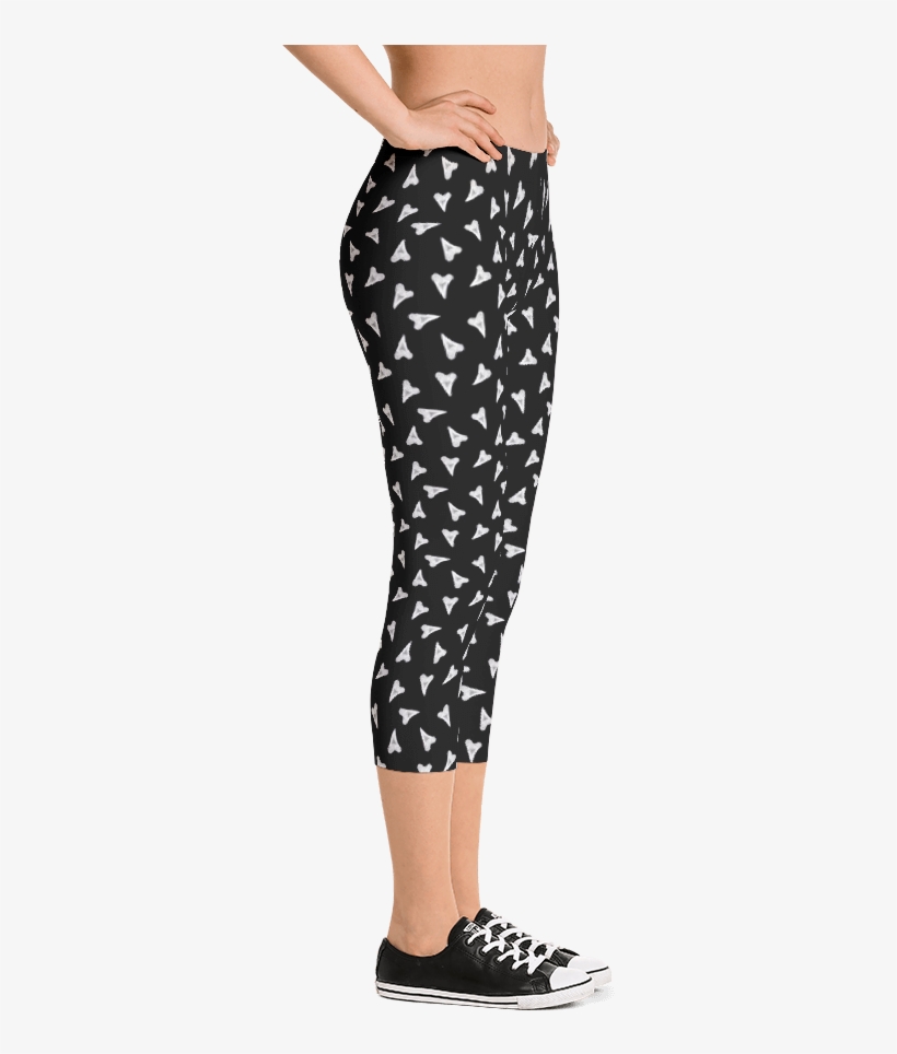 Shark Teeth / Hearts Womens Leggings - Martini Pride Party Leggings, transparent png