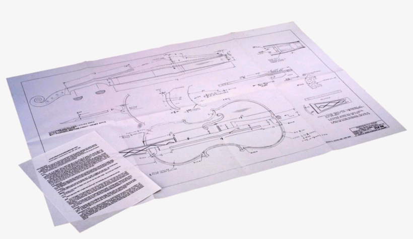 Baroque 4/4 Size Violin And Typical Bow Plan - Scott Antes Baroque 4/4 Size Violin, transparent png