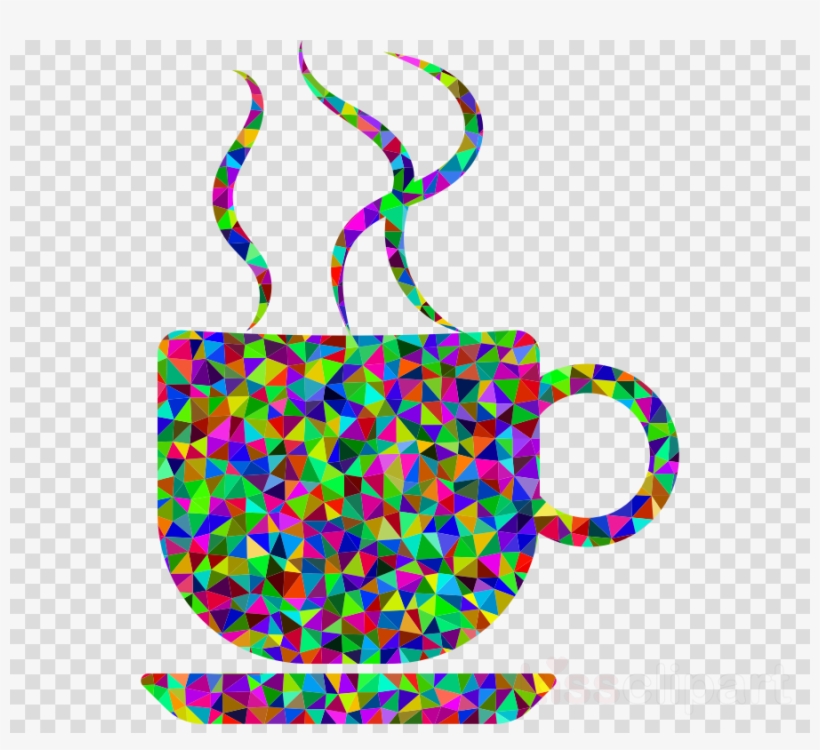 Colorful Coffee Cup Clipart Coffee Cafe Clip Art - Coffee Cup Silhouette, transparent png