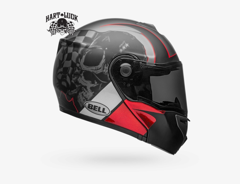 Bell Srt Modular Street Helmet Hart Luck Skull - Bell Sports, transparent png