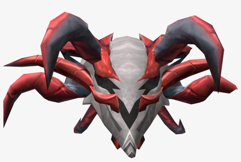 Demonic Skull Detail - Runescape Red Skull, transparent png