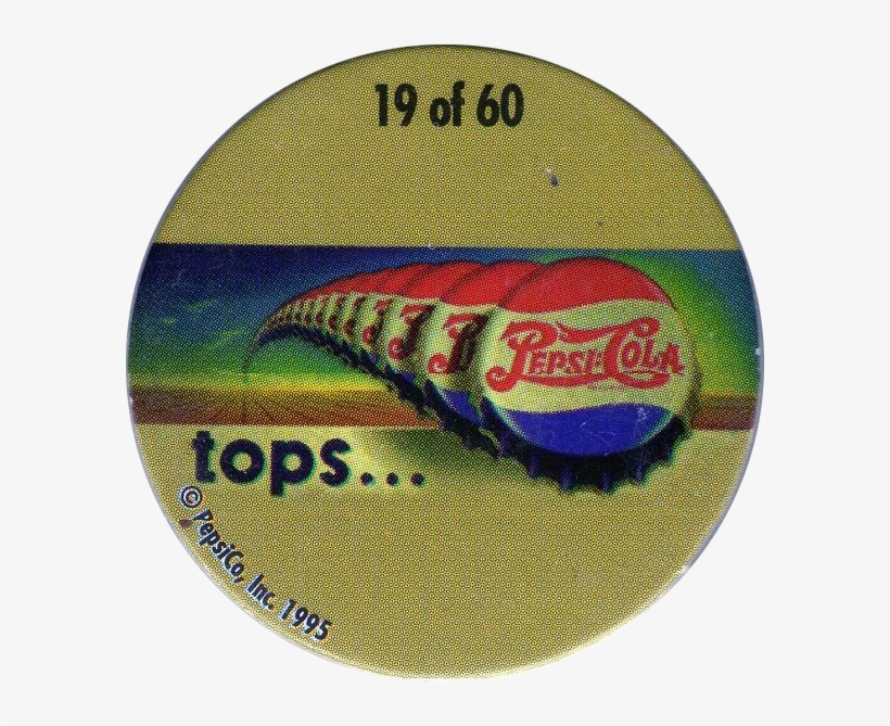 Metro Milk Caps > Pepsi Cola 19 Pepsi Cola Tops - Badge, transparent png