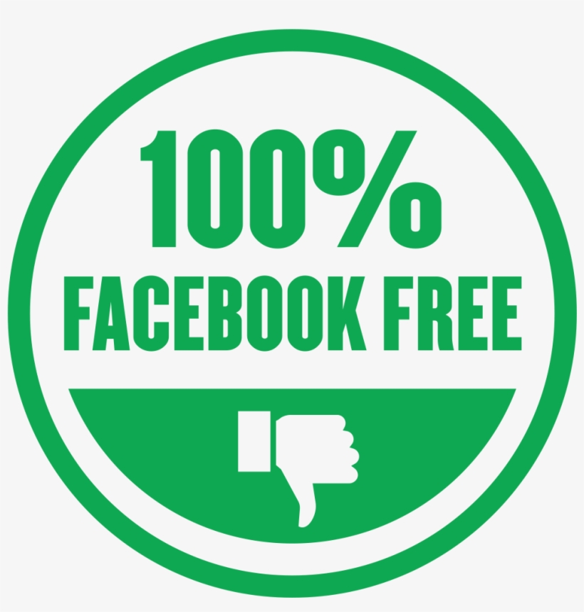 Facebook Free Badge - Circle, transparent png