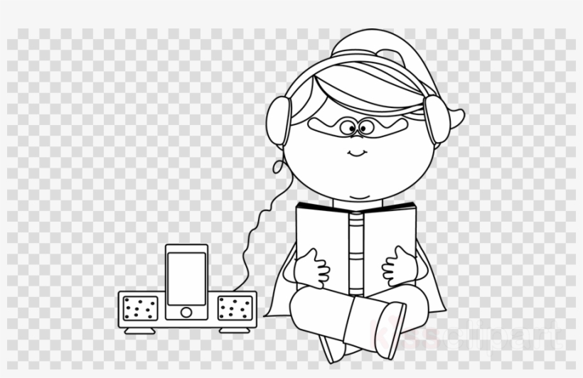 Download Superhero Clipart Black And White Superhero - Clip Art, transparent png