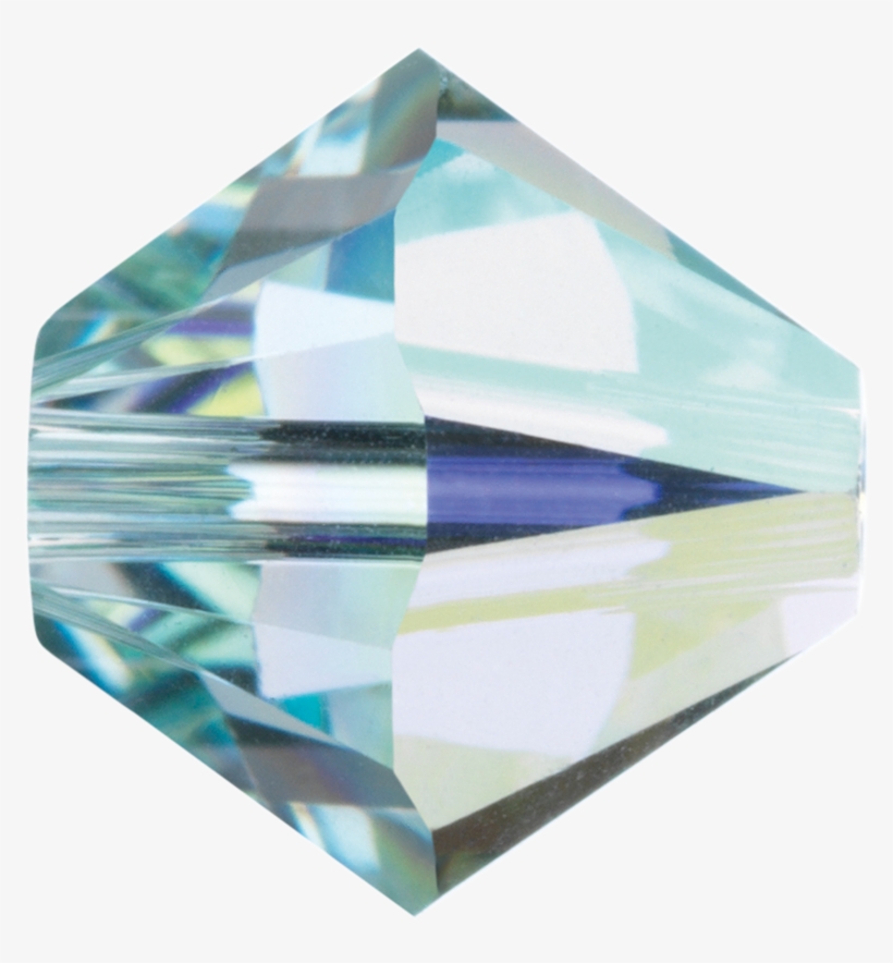 Swarovski 5328 Bicone Bead 4mm Light Azore Ab - Swarovski Bicone Light Azore Ab, transparent png