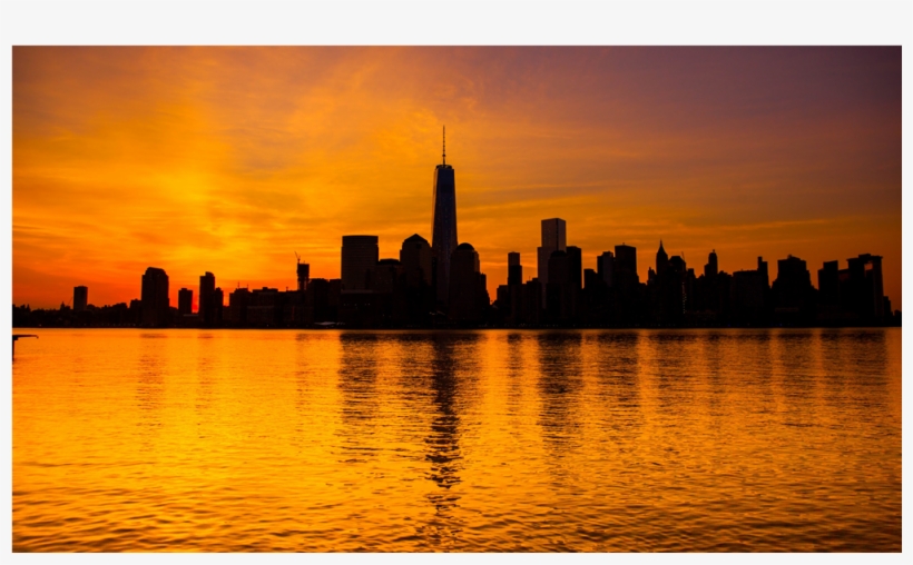 New York Sunset 4k, transparent png