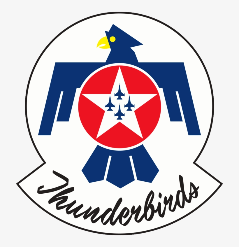 Thunderbirds Air Demonstration Squadron - Thunderbirds Air Force Logo, transparent png