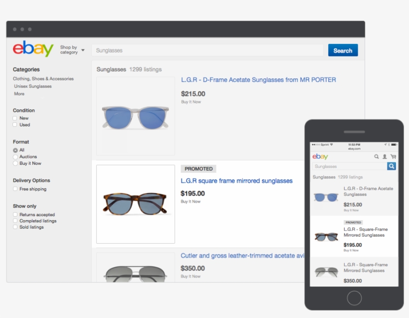 Based Ebay Doesn't Break Out Its Marketplaces Advertising - User Experience, transparent png