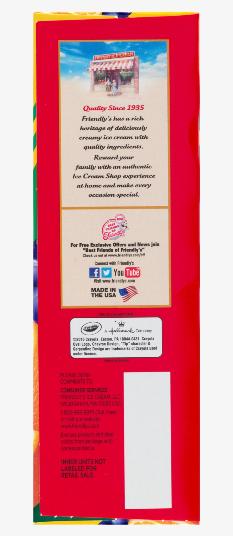 Friendlys Ice Cream Bars, Ice Cream Cake Krunch - 6, transparent png
