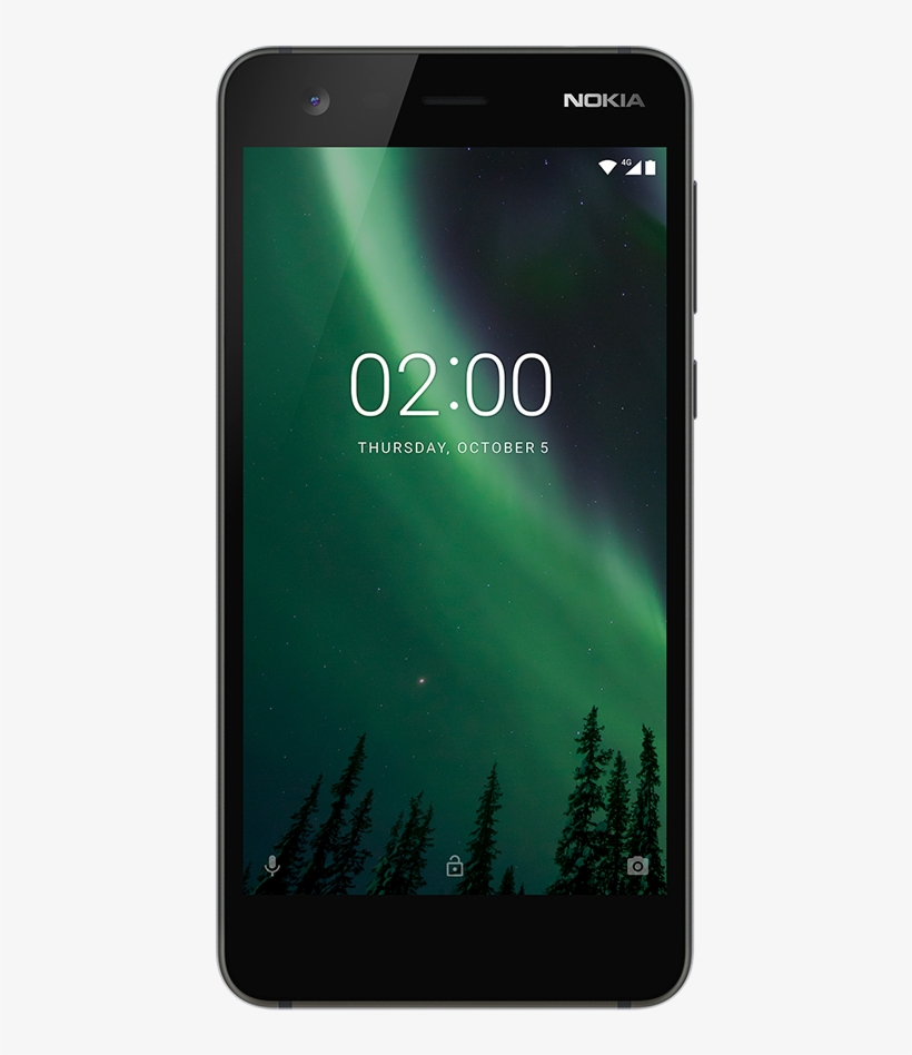 Nokia - Nokia 2 Pewter Black, transparent png