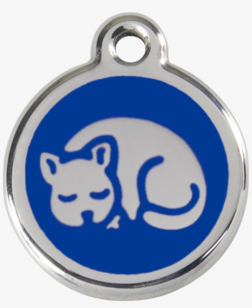 Image - Red Dingo Kitten Cat Id Tag - Dark Blue, transparent png