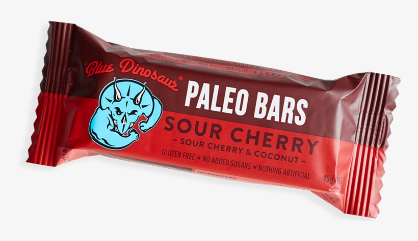 Sour Cherry - 12 Bars - Blue Dinosaur Paleo Bar Sour Cherry, transparent png