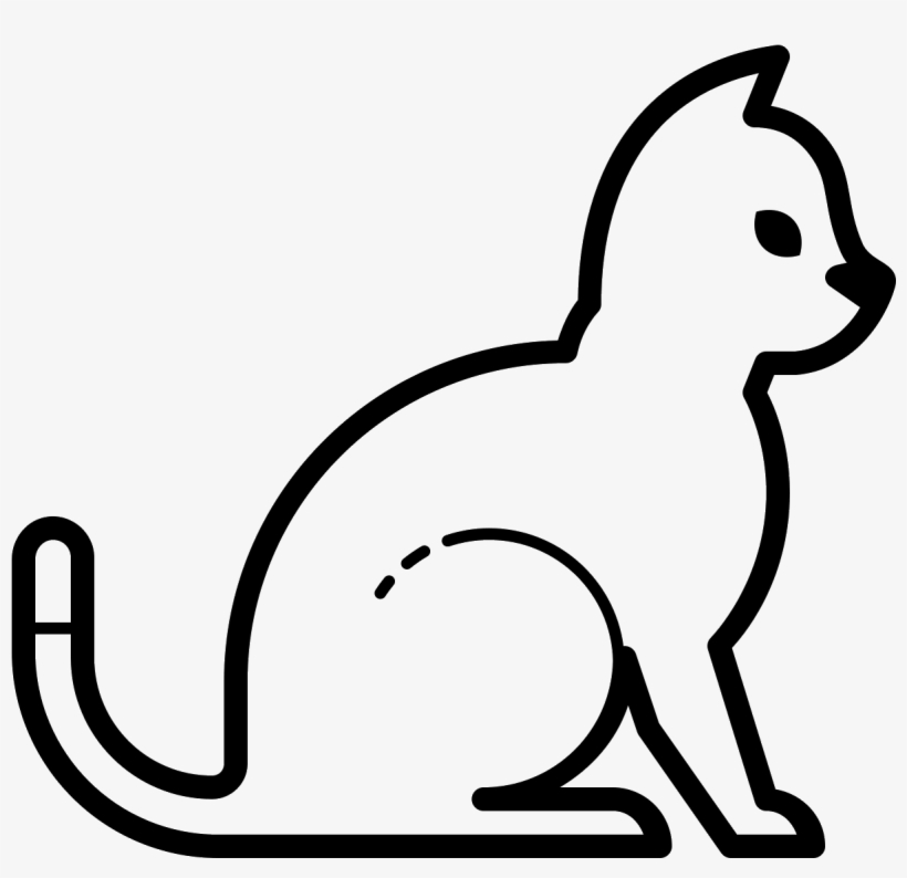 This Is A Picture Of A Cat With Three Legs - Cat, transparent png