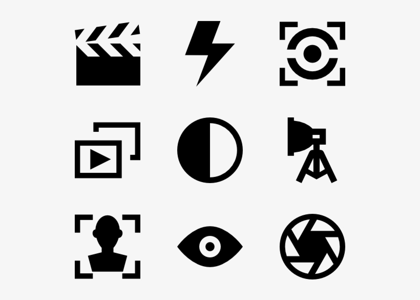 Cameras And Camcorders Straight - Icon, transparent png