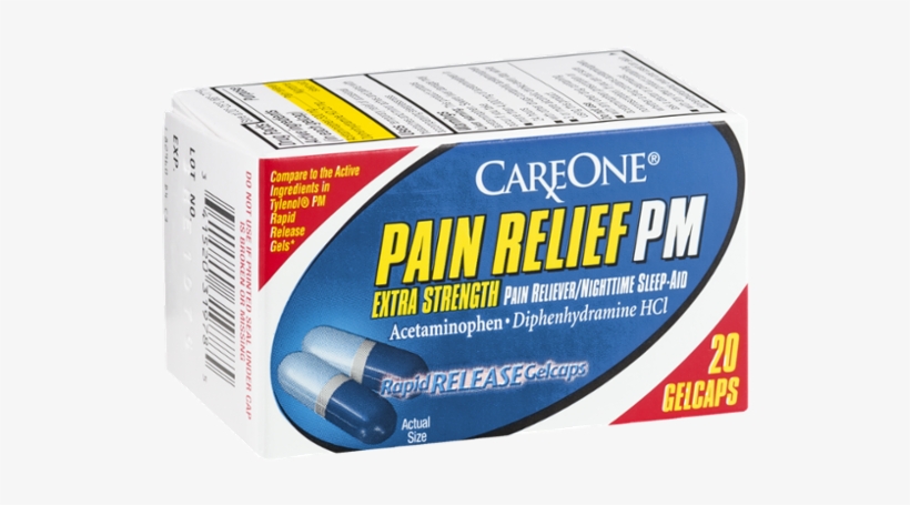 Careone Pain Relief Pm Extra Strength Pain Reliever/nighttime, transparent png