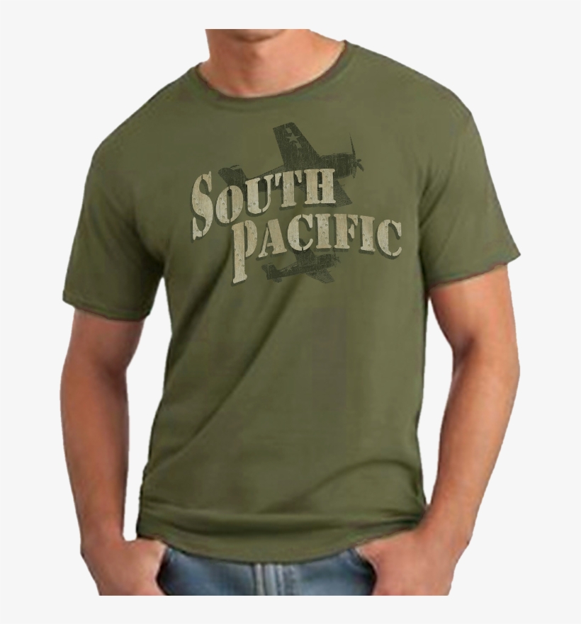 South Pacific Unisex Military Green Tee- Customizable - Gildan Softstyle Indigo Blue, transparent png