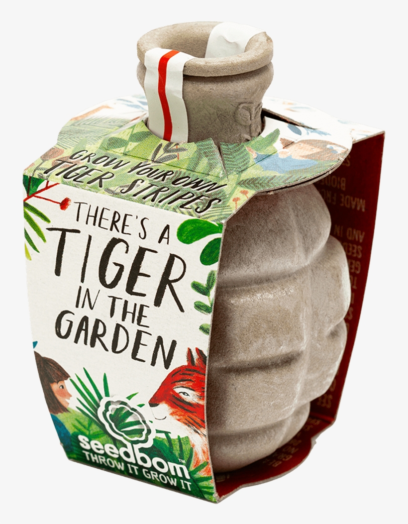 Tigerbom Seedbom - There's A Tiger In The Garden, transparent png