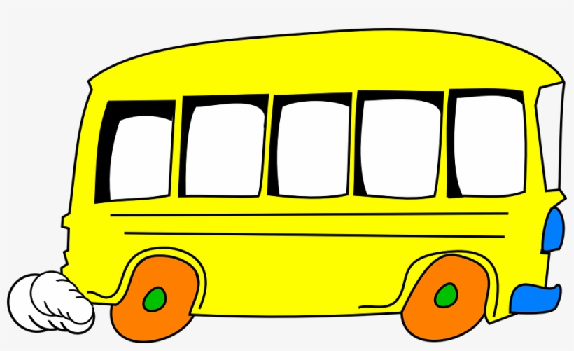 Autobus Animado Png - Outline Of A Bus, transparent png
