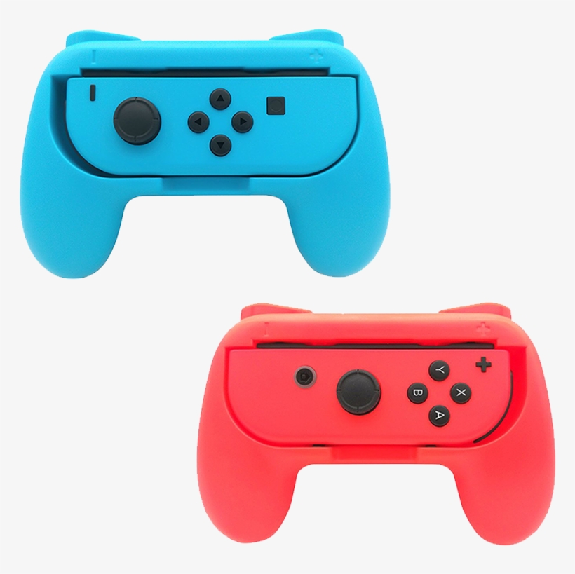 Controller Grip Neon Blue/red- Nintendo Switch - Nintendo Switch Joy Con Controller, transparent png