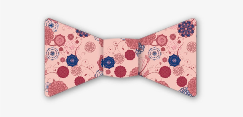 Backyard Floral Bow Tie - Polka Dot, transparent png