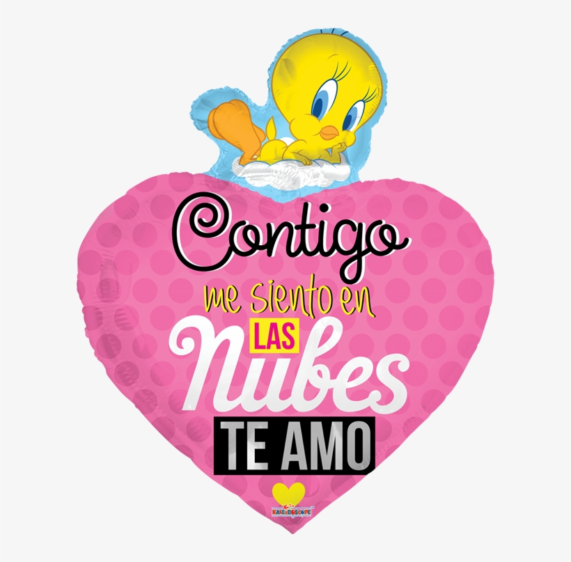Piolin Con Corazón Super Shape - Tweety, transparent png