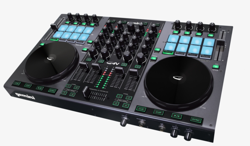4-channel Virtual Dj Controller - Gemini G4v, transparent png