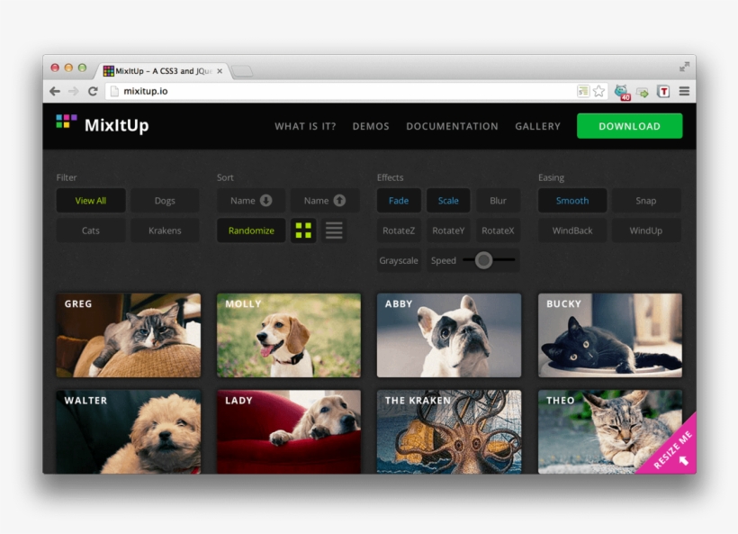 Mixitup A Css3 And Jquery Filter & Sort Plugin Mixitup Filter
