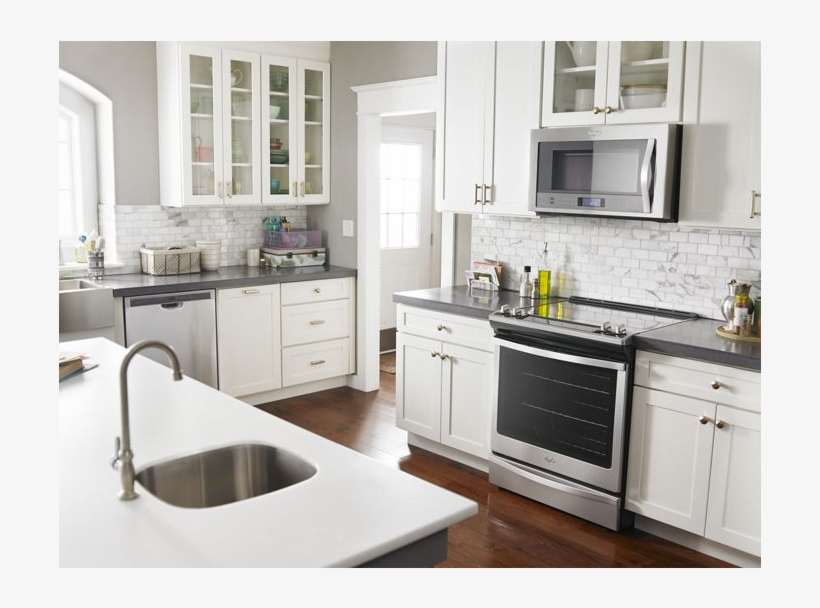 Whirlpool Ranges - Samsung 5.8 Cu Ft Electric Self Cleaning Slide In Range, transparent png