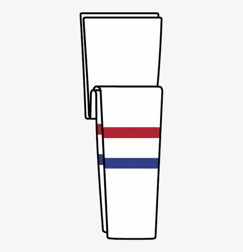 Knit Retro Nhl Pattern Socks - Ice Hockey, transparent png