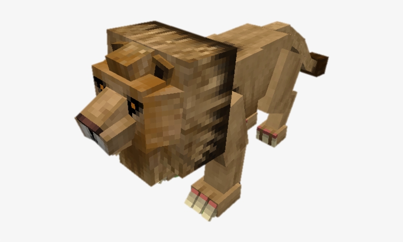 Big Cats Are Tamable Aggressive Mobs Found In The Overworld - Minecraft Lion Mo Creatures, transparent png