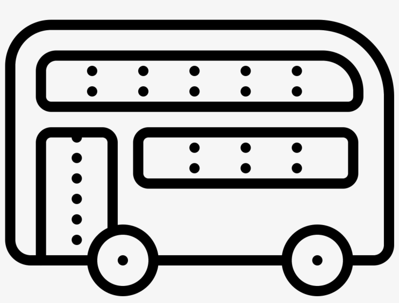 Double Decker Bus Icon - Tlc Commuter Van Decal, transparent png