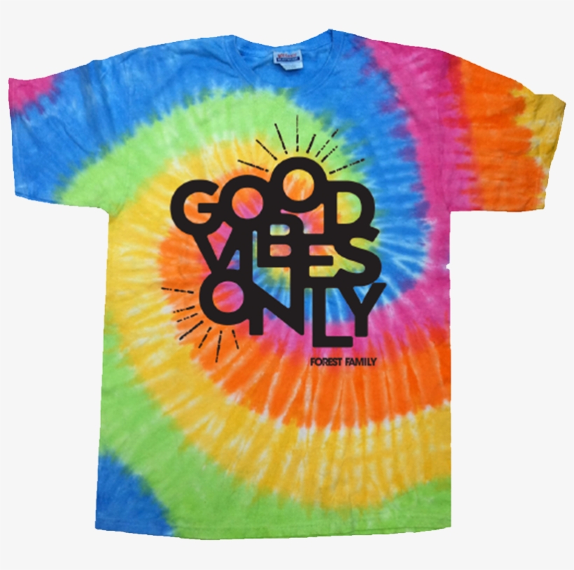 Electric Forest Good Vibes Only Tie Dye T-shirt - Eternity Boys' Tie-dyed T-shirt, Multi, Size 6, transparent png