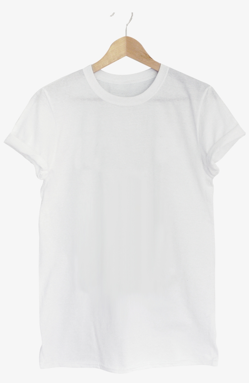 Plain White Tee - Clothes Hanger, transparent png