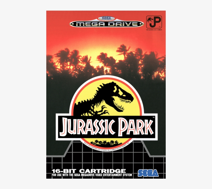 Sega Mega Drive Game Jurassic Park, transparent png