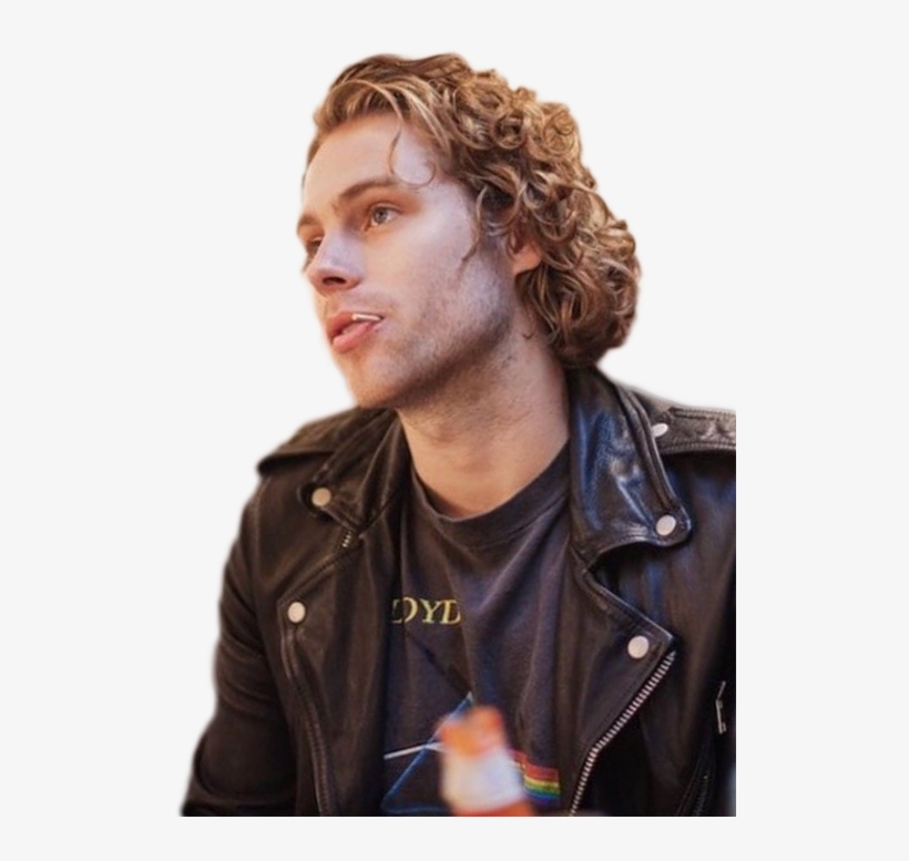 Luke Hemmings Png - Leather Jacket, transparent png